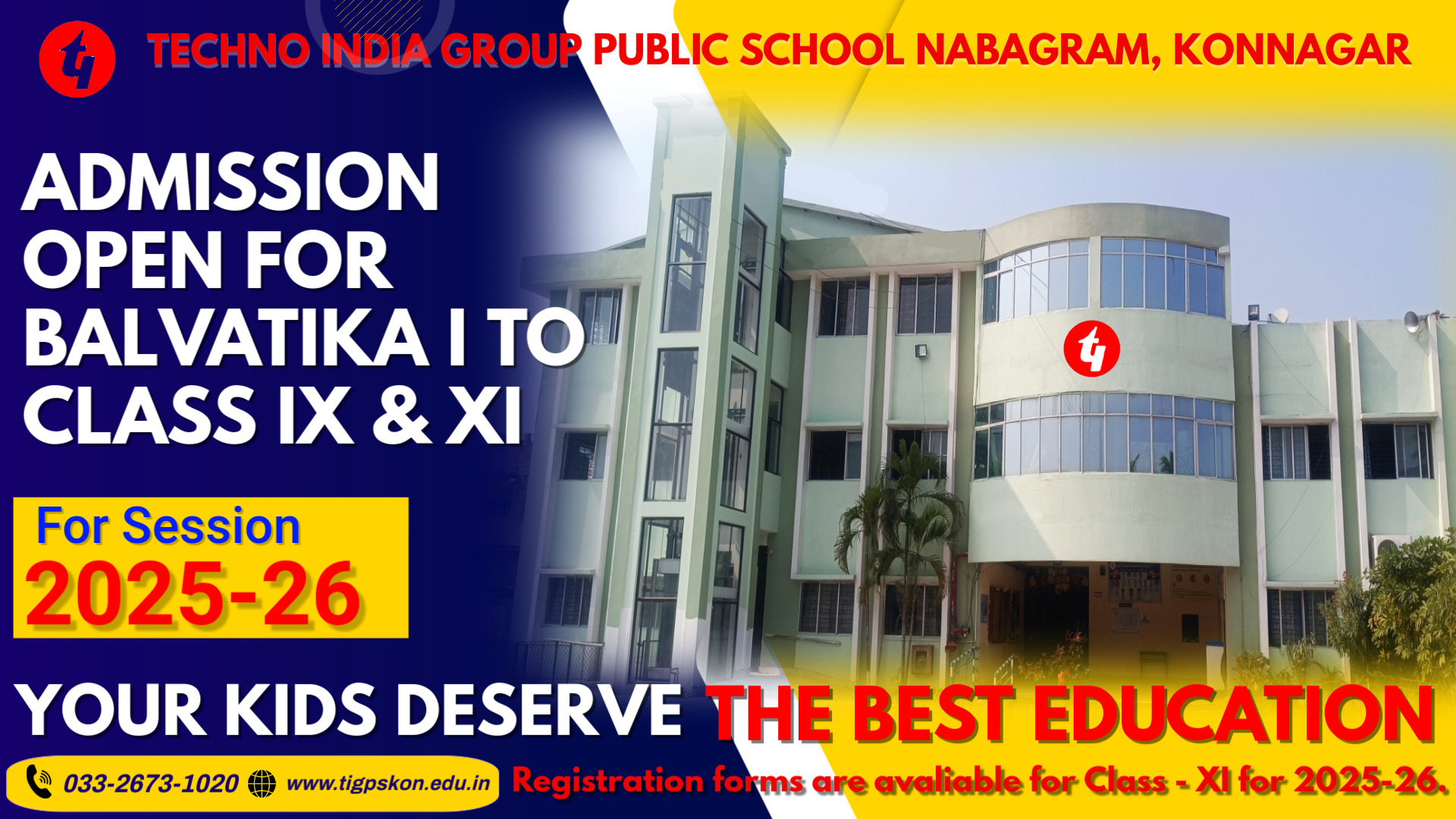 Admission Open Tigps Konnagar